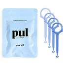 Clear Aligner Removal PUL Tool for Invisalign Removable Braces by The Pultool (4 Pack, Blue) The Pultool