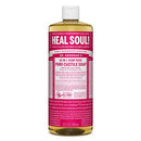 Dr. Bronner’s - Pure-Castile Liquid Soap (Rose, 32 ounce) - Made with Organic Oils, 18-in-1 Uses: Face, Body, Hair, Laundry, Pets & Dishes, Concentrated, Vegan, Non-GMO Dr. Bronner's