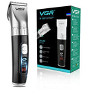 VGR Hair Clippers, Professional Hair Cutting Kit for Men, USB Cord/Cordless Rechargeable Hair Trimmer Set with LED Display, Model V-069 VGR