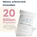 Supplement – Supports Collagen Production, Hair, Skin & Nails - 20 Billion CFU Probiotics - All in 1 Acid Resistant Veggie Capsule - Gut Health, Microbiome, Fermented Vitamins-for Bloating Infinity Warehouse