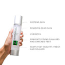 nu119 How to Get Soft Feet | Foot Care Kit Includes 120ml Instant Foot Peel Spray for Calluses Removal, Softening Balm & File | Professional Products to Make Your Feet Soft Infinity Warehouse