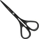 ALLEX Black Scissors Small Portable Scissors, Japanese Stainless Steel, Made in JAPAN Thin & Slim Scissors [Non-Stick Fluorine Coating Blade] 100 Black ALLEX\アレックス