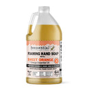 Beessential All Natural Bulk Foaming Hand Soap Refill, 64 oz Orange | Made with Moisturizing Aloe & Honey - Made in the USA Beessential