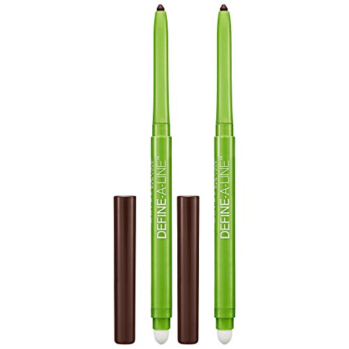 Maybelline New York Define-a-line Eyeliner Makeup, Brownish Black (Pack of 2) Maybelline New York
