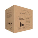 WOODBURY & CO Travel Size Shampoo Conditioner Body Wash Lotion & Soap (150 PK, 1.7 oz each), Guest Bathroom Essentials Toiletries Airbnb Bulk Mini Sets Hygiene Kits Paraben Free Air Bnb Toiletry Infinity Warehouse