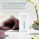 Native Cashmere & Rain Twin Deodorant Bundle Pack 2 x 2.3 oz Infinity Warehouse