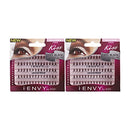 Kiss I Envy Luxe Black Medium Lashes Black (2 Pack) KISS