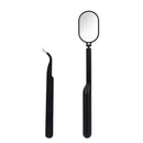 Eyelash Extension Square Lash Mirror, Detachable Mini Mirrors Stainless Steel Beauty Tools Yokilly