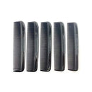 G.B.S (5 Pack) Pocket Comb Black Unbreakable Round Teeth Course Fine Pocket Beard & Mustache Combs for Men's Hair: Pain Free | Sideburns Travel Friendly Symmetry Non-Toxic, Friendly G.B.S