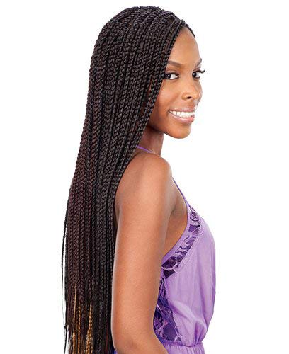 FreeTress Synthetic Hair Crochet Braid Medium Box Braids (4-PACK, TT530) FreeTress.
