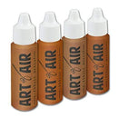 4pc TAN Complexion Professional Airbrush Cosmetic Makeup Set 1/2 oz bottles Infinity Warehouse
