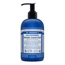 Dr. Bronner’s - Organic Sugar Soap (Peppermint, 12 oz) - Made with Organic Oils, Sugar & Shikakai Powder, 4-in-1 Uses: Hands, Body, Face & Hair, Cleanses, Moisturizes & Nourishes, Vegan, Non-GMO Dr. Bronner's