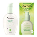 Aveeno Positively Radiant Daily Facial Moisturizer with Broad Spectrum SPF 15 Sunscreen & Total Soy Complex for Even Tone & Texture, Hypoallergenic, Oil-Free & Non-Comedogenic, 4 fl. oz Aveeno