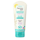 Aveeno Kids Continuous Protection Zinc Oxide Mineral Sunscreen Lotion for Children's Sensitive Skin with Broad Spectrum SPF 50, Tear-Free, Sweat- & Water-Resistant, Non-Greasy, 3 fl. oz Aveeno