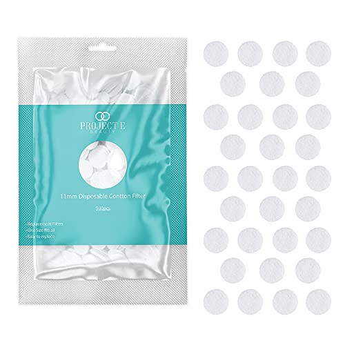Project E Beauty Small (11mm) Cotton Microdermabrasion Filters 500counts Project E Beauty