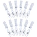 ForPro Premium Nail Brush, Professional Nail Scrub Brush for Cleaning Toes and Fingernails, 5.5” L, White, 12-Count ForPro Professional Collection