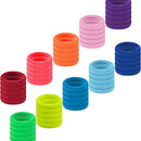 Cotton Hair Ties, IKOCO 50Pcs Seamless Hair Bands Ponytail Holders Thick Hair No Damage Hair Ties for Women IKOCO