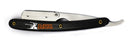 Classic Samurai Stainless Steel Professional Barber Straight Edge Razor with 100 Single Edge Razor Blades (Black) Classic Samurai