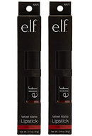 Pack of 2 e.l.f. Velvet Matte Lipstick, Ruby Red (82675) e.l.f.