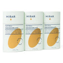 HiBAR - Bergamot & Cedar Plastic Free Deodorant - Natural Deodorant - All-Day Protection - With Sunflower Seed Wax, Rice Bran & Shea Butter - Plastic, Paraben & Aluminum-Free - Vegan - 3 Pack Infinity Warehouse