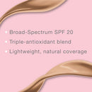 Neutrogena Healthy Skin Liquid Makeup Foundation, Broad Spectrum SPF 20 Sunscreen, Lightweight & Flawless Coverage Foundation with Antioxidant Vitamin E & Feverfew, Natural Tan, 1 fl. oz Infinity Warehouse