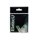 Small Hair Elastics - 15mm STRONG - REUSEABLE Clear, for Hair Ties, Braiding and Ponytails, Pack of 200 by ElasticU ElasticU