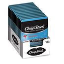 ChapStick Classic Medicated Lip Balm Tubes, Chapped Lips Treatment and Skin Protectant - 0.15 Oz (Pack of 12) ChapStick