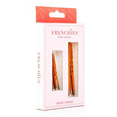 Frenchies Ultra Flocked Extra Soft French Twist Hair Pins: The French Hair Pins for Buns, Wedding Updo Hairstyles, Hair Extensions + Wigs, 20 Count, Red Frenchies