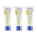 Jack N' Jill Natural Kids Toothpaste - Bubble Gum - Organic, Gluten Free, Vegan, BPA Free, Fluoride Free, SLS Free, Dairy Free - Make Toothbrushing Fun for Kids - 1.76 oz (Pack of 3) JACK N' JILL ................. SINCE 1949