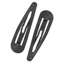 Kitsch XL Snap Hair Clips, Barrettes for Women, Extra Large/Jumbo Hair Clips, 2 pack, Hematite Kitsch