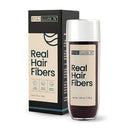 Hair Illusion Dark Brown Real Hair Fibers for Thinning Hair - 100% Natural Texture, Non Synthetic Hair Fibers - Bald Spot Cover Up for Women & Men - 38 Gram Hair Illusion