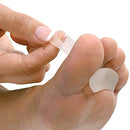NatraCure Gel Hammer Toe Crest Pads (Left/Right) - 1 Pair – (Toe Straightening Cushion, For Mallet Toes and Overlapping Toes) - 3035-M CAT NatraCure