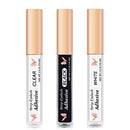 CMNRO Eyelash Glue Lash Glue Waterproof Lash Glue for False Lashes Super Strong Hold Eyelash Adhesive Latex-Free Safe on Skin Suitable for Sensitive Eyes 0.176oz (3pcs, Black+Clear+White) CMNRO