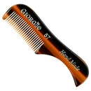 Giorgio G57 Extra Small 2.75 Inch Men's Fine Toothed Beard and Mustache Comb for Facial Hair Grooming and Styling. Wallet Pocket Comb Handmade of Quality Durable Cellulose, Saw-Cut and Hand Polished GIORGIO
