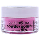 Cuccio Colour Powder Nail Polish - Lacquer For Manicures And Pedicures - Highly Pigmented Powder That Is Finely Milled - Durable Finish, Flawless Rich Color - Easy To Apply - Bright Pink - 0.5 Oz Cuccio