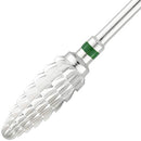 Pana 3/32" Safety Bit Nail Carbide Bit - For Electric Dremel Drill Machine (Coarse, Large Cone - Silver) PANA