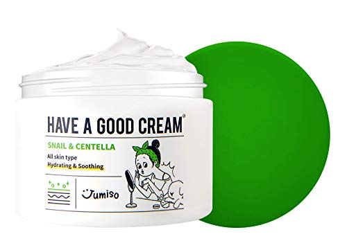 Jumiso Have a good cream snail & centella 50g, Cica snail facial cream, Have a good face cream, Acne care, Facial cream for All skin types, Korean skincare, soothing, nourishing Helloskin(Jumiso)