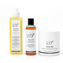 BT Body Spa Exfoliating Body Care Set – Vitamin C Body Scrub, Peach Gel Body Wash & Turmeric Body Wash for Smooth, Glowing Skin. Infinity Warehouse