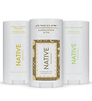 Native Deodorant | Natural Deodorant for Women and Men, Aluminum Free with Baking Soda, Probiotics, Coconut Oil and Shea Butter | Pear & Linden Blossom, Key Lime & Sugar, Sandalwood & Fig - Variety Pack of 3 Native