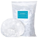 Shower Cap, LEOBRO 100 Pack Clear Plastic Hair Caps, Elastic Bath Caps, Disposable Shower Caps for Women, Home Use, Hair Salon, Hotel, Travel LEOBRO