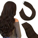 Ugeat Real Human Hair Extensions Tape in