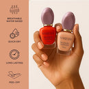 Mariyam Water Based Nail Polish Large 16 ml – Halal Nail Polish, Peel-Off, Breathable, Wudu-Friendly, Non-Toxic & Elegant (Red) Infinity Warehouse