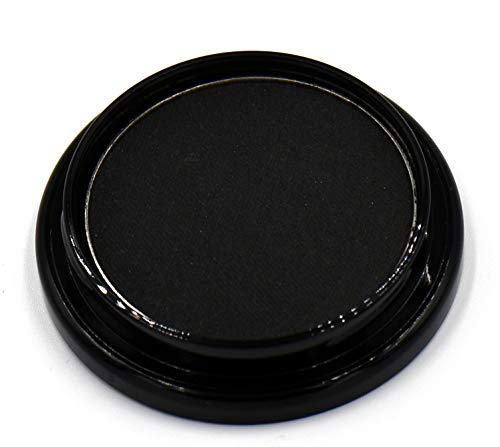 Black Matte Opaque Smokey Eye Onyx Midnight Zero Jet Black Pressed Powder Eye Shadow Eyeshadow Talc & Paraben Free Vegan No Animal Testing & Cruelty Free Pure Ziva