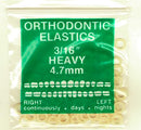 Cayenas Orthodontic Gap Teeth Bands 3/16 Heavy - 100 Bands Per Pack Cayenas Corporation