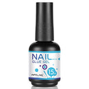 Nail Glue for Acrylic Nails - 4 in 1 Gel Glue for Nails (Curing Needed), INFELING Multifunctional Gel Nail Glue for Press on Nails 15ML,Glue Gel for Nails,Base Coat,Slip Solution INFELING