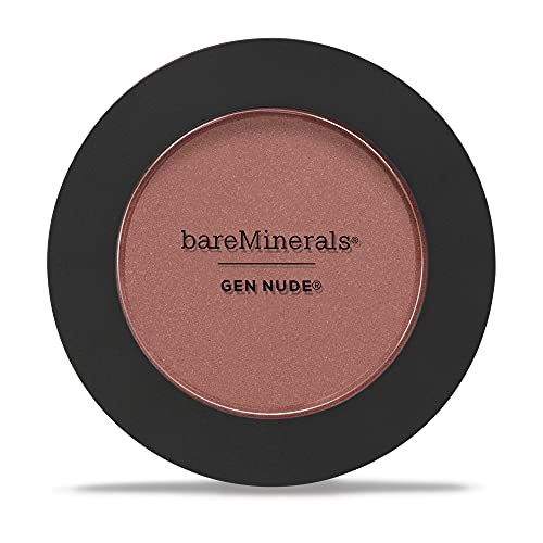 bareMinerals GEN NUDE Pressed Mineral Powder Blush, On the Mauve, 0.21 Oz bareMinerals