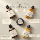 WOODBURY & CO Travel Size Shampoo Conditioner Body Wash Lotion & Soap (150 PK, 1.7 oz each), Guest Bathroom Essentials Toiletries Airbnb Bulk Mini Sets Hygiene Kits Paraben Free Air Bnb Toiletry Infinity Warehouse