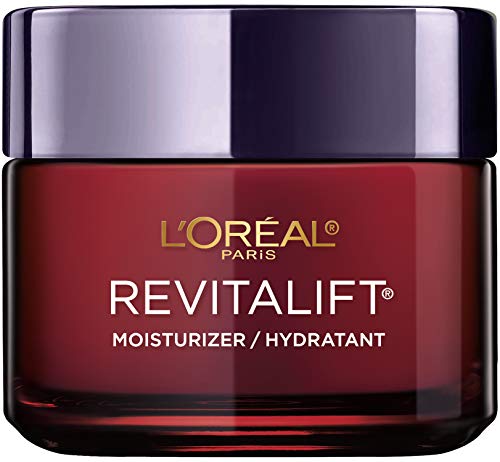 L’Oreal Paris Skincare Revitalift Triple Power Anti-Aging Face Moisturizer with Pro Retinol, Hyaluronic Acid & Vitamin C to reduce wrinkles, firm and brighten skin, 2.55 Oz L'Oreal Paris