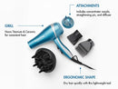 BaBylissPRO Nano Titanium 2000-Watt Blow Dryer with Concentrator Nozzle, Professional Grade Ionic Corded Styling Tool for Hair Infinity Warehouse