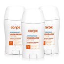 Carpe Underarm Antiperspirant and Deodorant, Clinical strength with all-natural eucalyptus scent, Manage hyperhidrosis and combat excessive sweating without irritation. (Pack of 3) Carpe